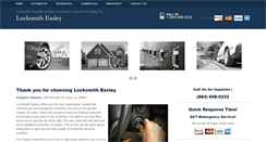 Desktop Screenshot of locksmitheasley.com
